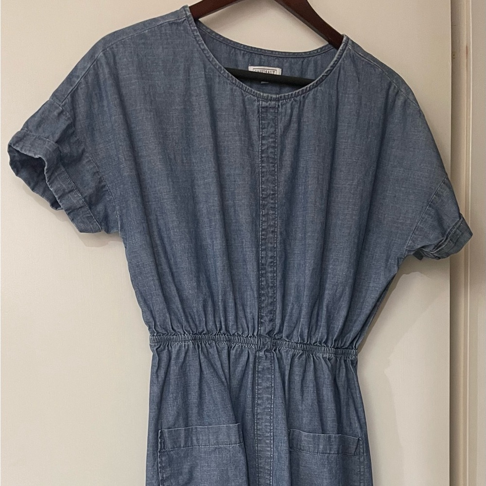 Denim midi dress size 12